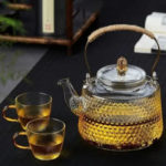 Chinesische Teekanne Glas 1.4l